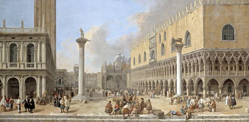 Die Piazzetta in Venedig